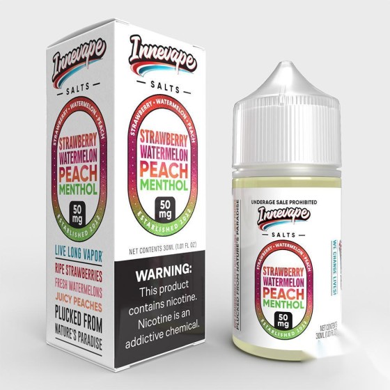 Strawberry Watermelon Peach Menthol - Innevape Salts 30mLuy