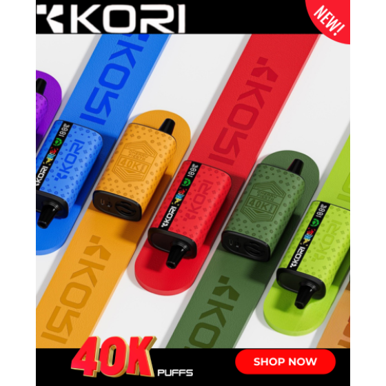 Kori Pocket Hookah 40K Disposable