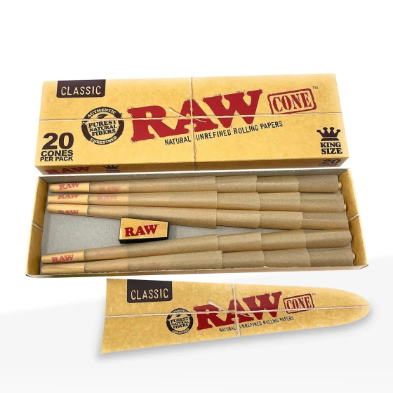 Raw King Size Pre-Rolled Cones