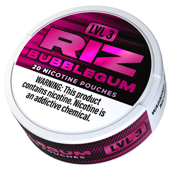 Bubblegum - Riz Nicotine Pouches
