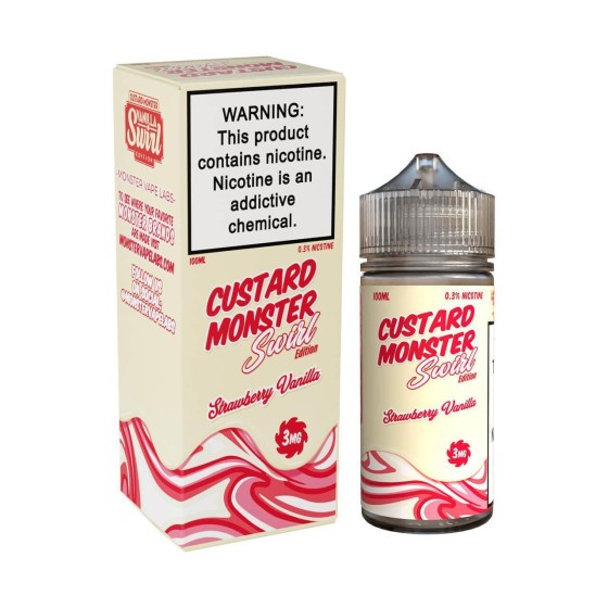 Strawberry Vanilla - Custard Monster 100mL