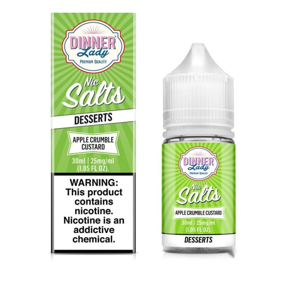 Apple Crumble Custard - Dinner Lady Salt 30mL