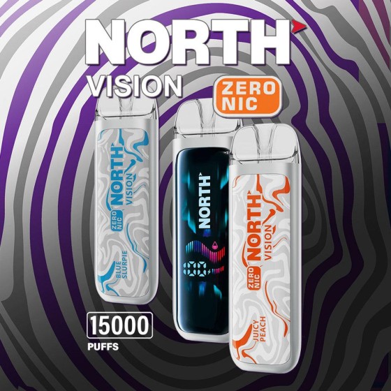 North Vision 15K Puffs 0% Disposable