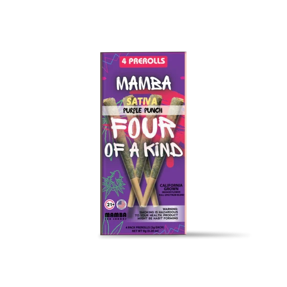 Mamba Four of a Kind Full Spectrum Blend 2GM Pre Rolls 4pk