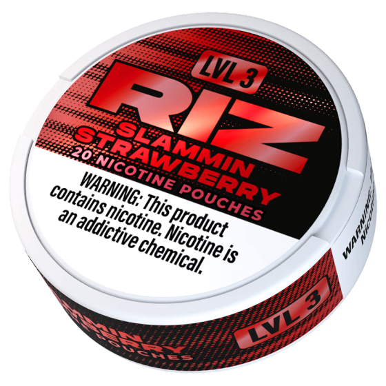Slammin Strawberry - Riz Nicotine Pouches